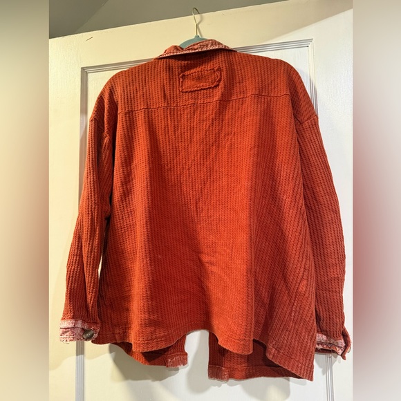 Zenana Washed Ribbed Shacket - Picture 4 of 5